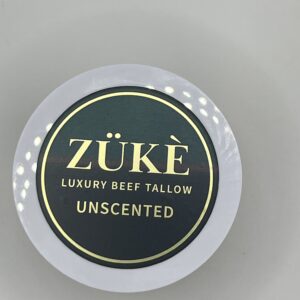 Zükè Luxury Tallow moisturizing balm - Unscented - 2.5 oz jar